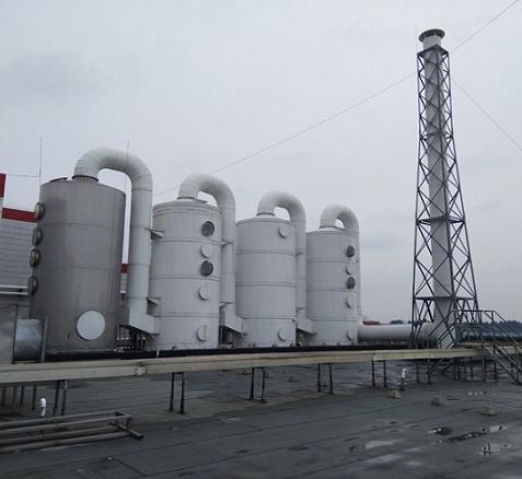 2000m3/h不銹鋼三級噴淋系統(tǒng)酸霧廢氣凈化塔